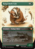 Badgermole Cub Borderless TLA #326 (Near Mint Mythic Rare) Magic: The Gathering: Avatar: The Last Airbender