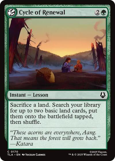 Cycle of Renewal TLA #170 (Near Mint Common) Magic: The Gathering: Avatar: The Last Airbender