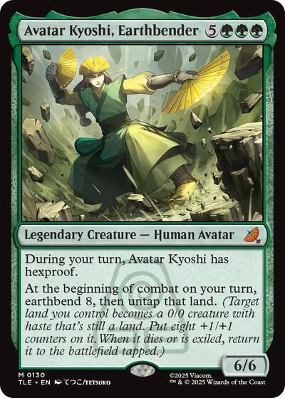 Avatar Kyoshi Earthbender TLE #130 (Near Mint Mythic Rare) Magic: The Gathering: Avatar: The Last Airbender: Eternal-Legal