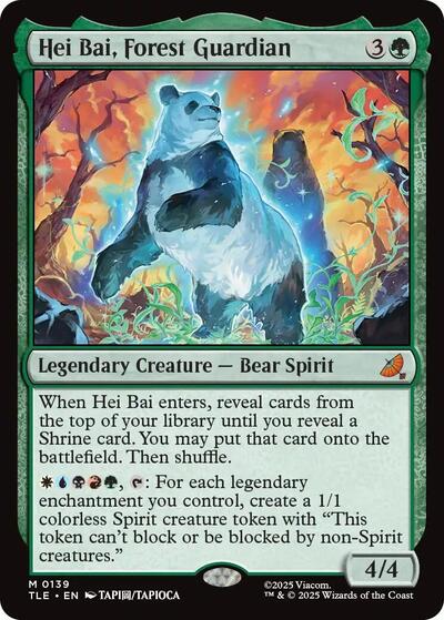 Hei Bai Forest Guardian TLE #139 (Near Mint Mythic Rare) Magic: The Gathering: Avatar: The Last Airbender: Eternal-Legal
