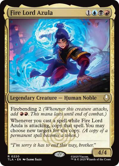 Fire Lord Azula Foil TLA #220 (Near Mint Rare) Magic: The Gathering: Avatar: The Last Airbender