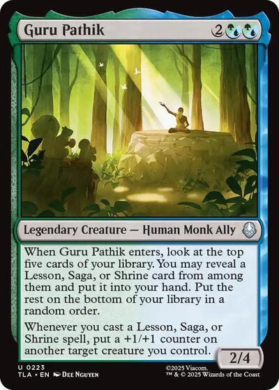Guru Pathik TLA #223 (Near Mint Uncommon) Magic: The Gathering: Avatar: The Last Airbender