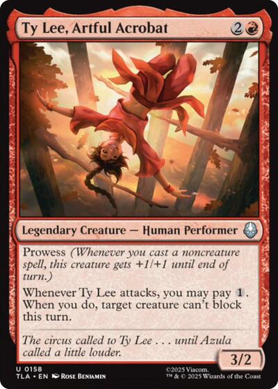 Ty Lee Artful Acrobat TLA #158 (Near Mint Uncommon) Magic: The Gathering: Avatar: The Last Airbender