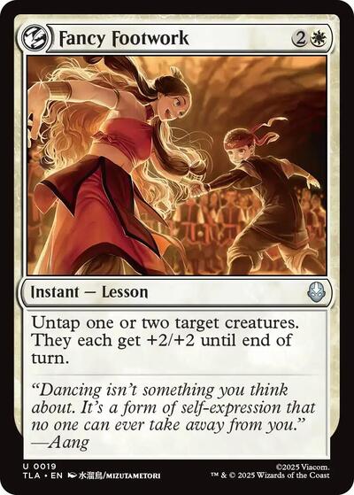 Fancy Footwork TLA #19 (Near Mint Uncommon) Magic: The Gathering: Avatar: The Last Airbender