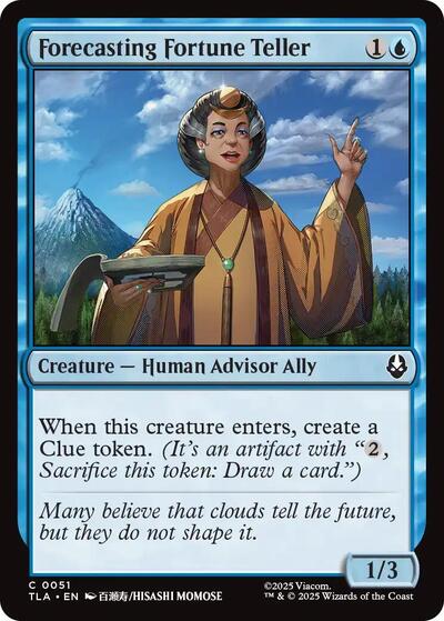Forecasting Fortune Teller TLA #51 (Near Mint Common) Magic: The Gathering: Avatar: The Last Airbender