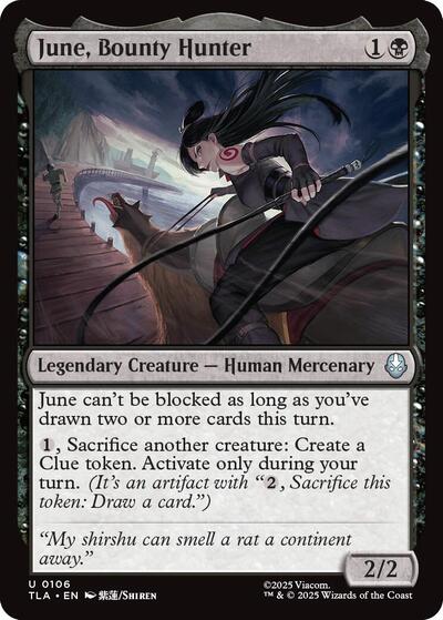 June Bounty Hunter TLA #106 (Near Mint Uncommon) Magic: The Gathering: Avatar: The Last Airbender