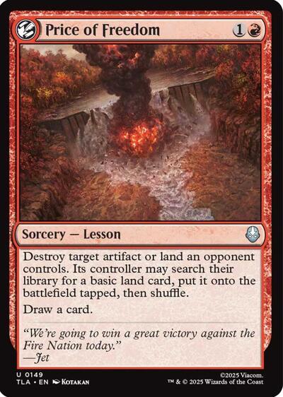 Price of Freedom TLA #149 (Near Mint Uncommon) Magic: The Gathering: Avatar: The Last Airbender