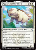 Appa Loyal Sky Bison TLA #9 (Near Mint Uncommon) Magic: The Gathering: Avatar: The Last Airbender