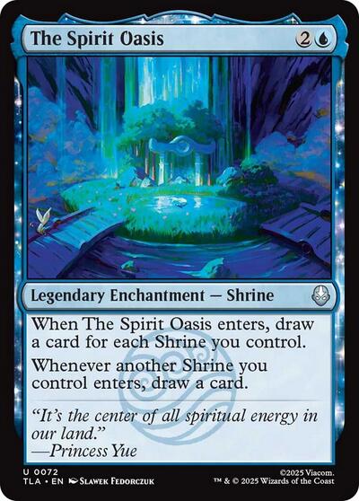 The Spirit Oasis TLA #72 (Near Mint Uncommon) Magic: The Gathering: Avatar: The Last Airbender