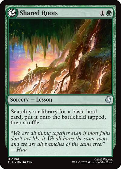 Shared Roots TLA #196 (Near Mint Uncommon) Magic: The Gathering: Avatar: The Last Airbender