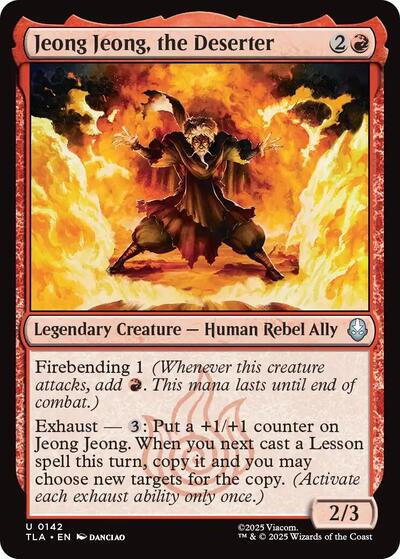 Jeong Jeong the Deserter TLA #142 (Near Mint Uncommon) Magic: The Gathering: Avatar: The Last Airbender