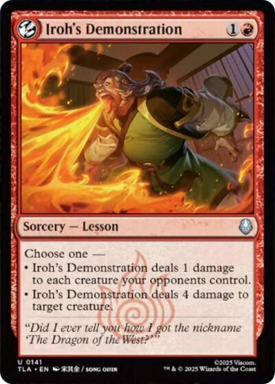 Irohs Demonstration TLA #141 (Near Mint Uncommon) Magic: The Gathering: Avatar: The Last Airbender