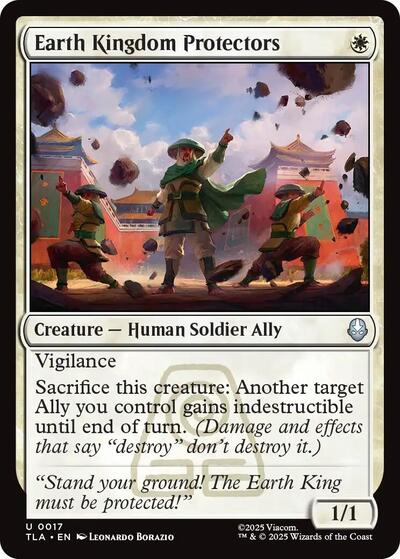 Earth Kingdom Protectors TLA #17 (Near Mint Uncommon) Magic: The Gathering: Avatar: The Last Airbender