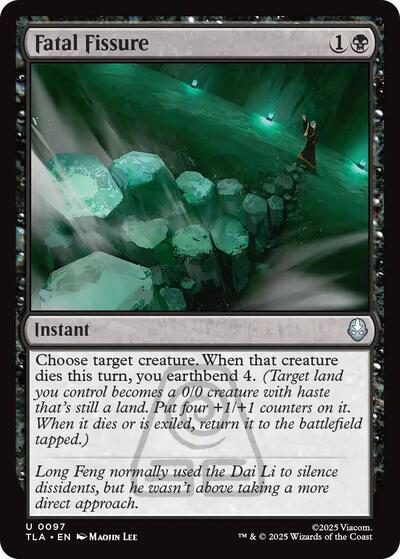 Fatal Fissure TLA #97 (Near Mint Uncommon) Magic: The Gathering: Avatar: The Last Airbender