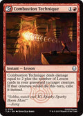 Combustion Technique TLA #128 (Near Mint Uncommon) Magic: The Gathering: Avatar: The Last Airbender