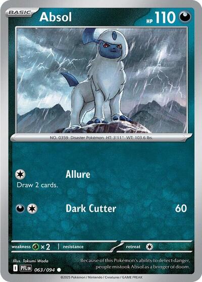 Absol ME02: Phantasmal Flames PFL #063/094 (Common) Pokemon: