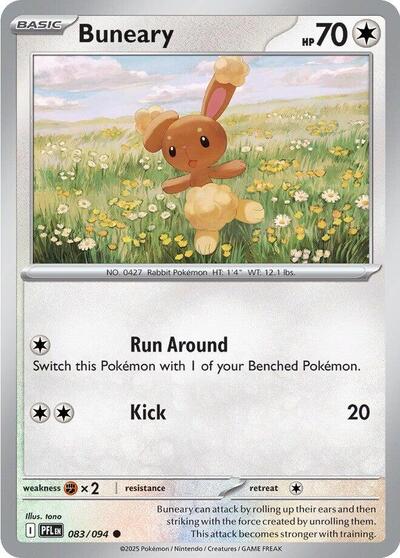 Buneary ME02: Phantasmal Flames PFL #083/094 (Common) Pokemon: