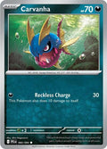 Carvanha ME02: Phantasmal Flames PFL #060/094 (Common) Pokemon: