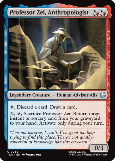 Professor Zei Anthropologist TLA #238 (Near Mint Uncommon) Magic: The Gathering: Avatar: The Last Airbender