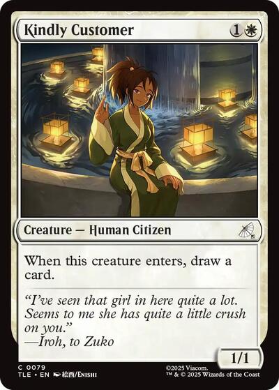 Kindly Customer TLE #79 (Near Mint Common) Magic: The Gathering: Avatar: The Last Airbender: Eternal-Legal