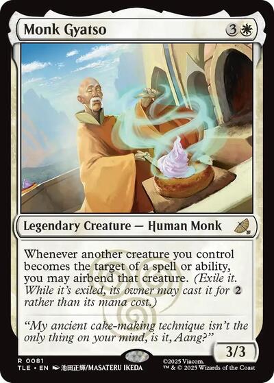 Monk Gyatso TLE #81 (Near Mint Rare) Magic: The Gathering: Avatar: The Last Airbender: Eternal-Legal