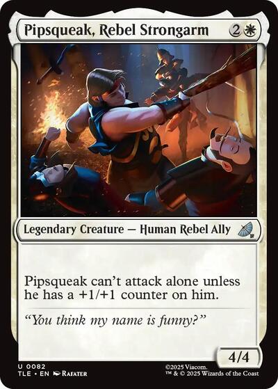 Pipsqueak Rebel Strongarm TLE #82 (Near Mint Uncommon) Magic: The Gathering: Avatar: The Last Airbender: Eternal-Legal