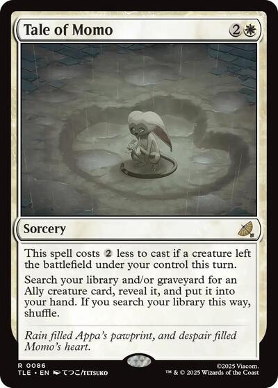 Tale of Momo TLE #86 (Near Mint Rare) Magic: The Gathering: Avatar: The Last Airbender: Eternal-Legal