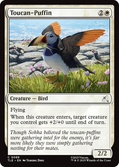 Toucan Puffin TLE #88 (Near Mint Common) Magic: The Gathering: Avatar: The Last Airbender: Eternal-Legal