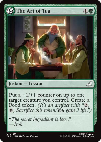 The Art of Tea TLE #129 (Near Mint Common) Magic: The Gathering: Avatar: The Last Airbender: Eternal-Legal