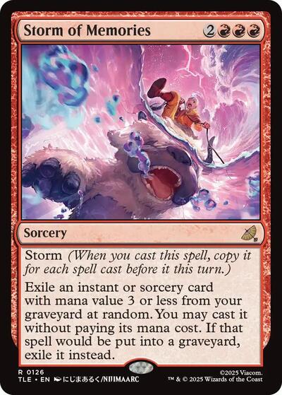 Storm of Memories TLE #126 (Near Mint Rare) Magic: The Gathering: Avatar: The Last Airbender: Eternal-Legal