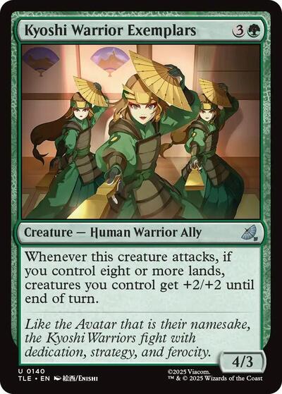 Kyoshi Warrior Exemplars TLE #140 (Near Mint Uncommon) Magic: The Gathering: Avatar: The Last Airbender: Eternal-Legal