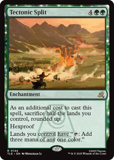 Tectonic Split TLE #144 (Near Mint Rare) Magic: The Gathering: Avatar: The Last Airbender: Eternal-Legal