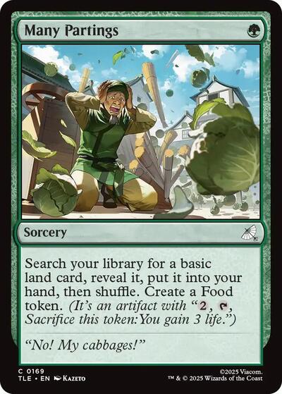 Many Partings TLE #169 (Near Mint Common) Magic: The Gathering: Avatar: The Last Airbender: Eternal-Legal