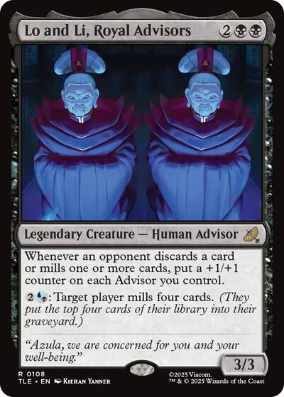 Lo and Li Royal Advisors TLE #108 (Near Mint Rare) Magic: The Gathering: Avatar: The Last Airbender: Eternal-Legal