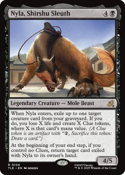 Nyla Shirshu Sleuth TLE #109 (Near Mint Rare) Magic: The Gathering: Avatar: The Last Airbender: Eternal-Legal