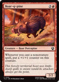 Boar q pine TLA #124 (Near Mint Common) Magic: The Gathering: Avatar: The Last Airbender
