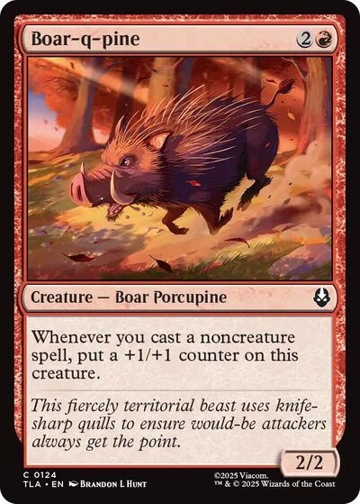 Boar q pine TLA #124 (Near Mint Common) Magic: The Gathering: Avatar: The Last Airbender