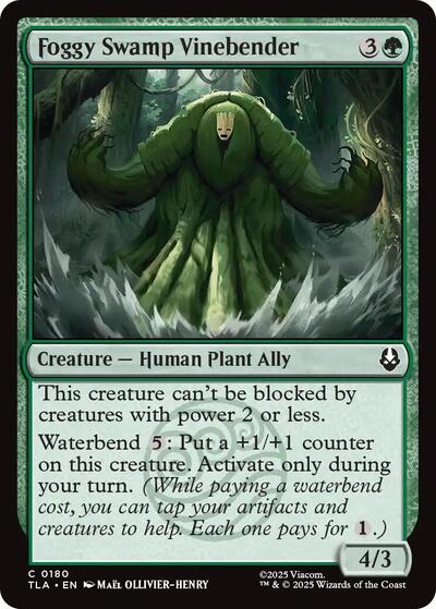 Foggy Swamp Vinebender TLA #180 (Near Mint Common) Magic: The Gathering: Avatar: The Last Airbender