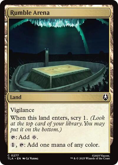 Rumble Arena TLA #277 (Near Mint Common) Magic: The Gathering: Avatar: The Last Airbender
