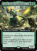 Avatar Kyoshi Earthbender Extended Art Avatar: The Last Airbender: Eternal-Legal TLE #201 (Mythic Rare) Magic: The Gathering: