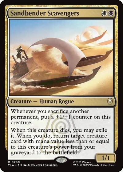 Sandbender Scavengers TLA #239 (Near Mint Rare) Magic: The Gathering: Avatar: The Last Airbender