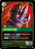 Sterak's Gage Foil SFD #056/221 (Near Mint Rare) Riftbound: League of Legends Trading Card Game: Spiritforged