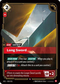 Long Sword Foil SFD #022/221 (Near Mint Rare) Riftbound: League of Legends Trading Card Game: Spiritforged