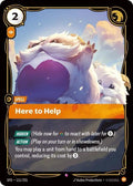 Here to Help Foil SFD #111/221 (Near Mint Rare) Riftbound: League of Legends Trading Card Game: Spiritforged