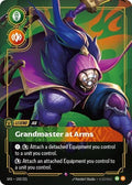 Jax - Grandmaster At Arms Foil SFD #193/221 (Near Mint Rare) Riftbound: League of Legends Trading Card Game: Spiritforged