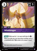 Windsinger Foil SFD #138/221 (Near Mint Uncommon) Riftbound: League of Legends Trading Card Game: Spiritforged