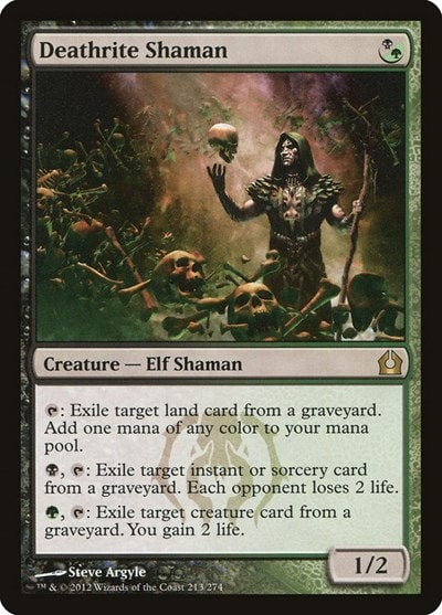 Deathrite Shaman Foil RTR #213 (Near Mint Rare) Magic: The Gathering: Return to Ravnica
