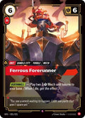 Ferrous Forerunner Foil SFD #021/221 (Near Mint Rare) Riftbound: League of Legends Trading Card Game: Spiritforged