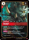 Rengar - Pouncing Foil SFD #025/221 (Near Mint Rare) Riftbound: League of Legends Trading Card Game: Spiritforged