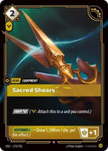 Sacred Shears Foil SFD #172/221 (Near Mint Rare) Riftbound: League of Legends Trading Card Game: Spiritforged